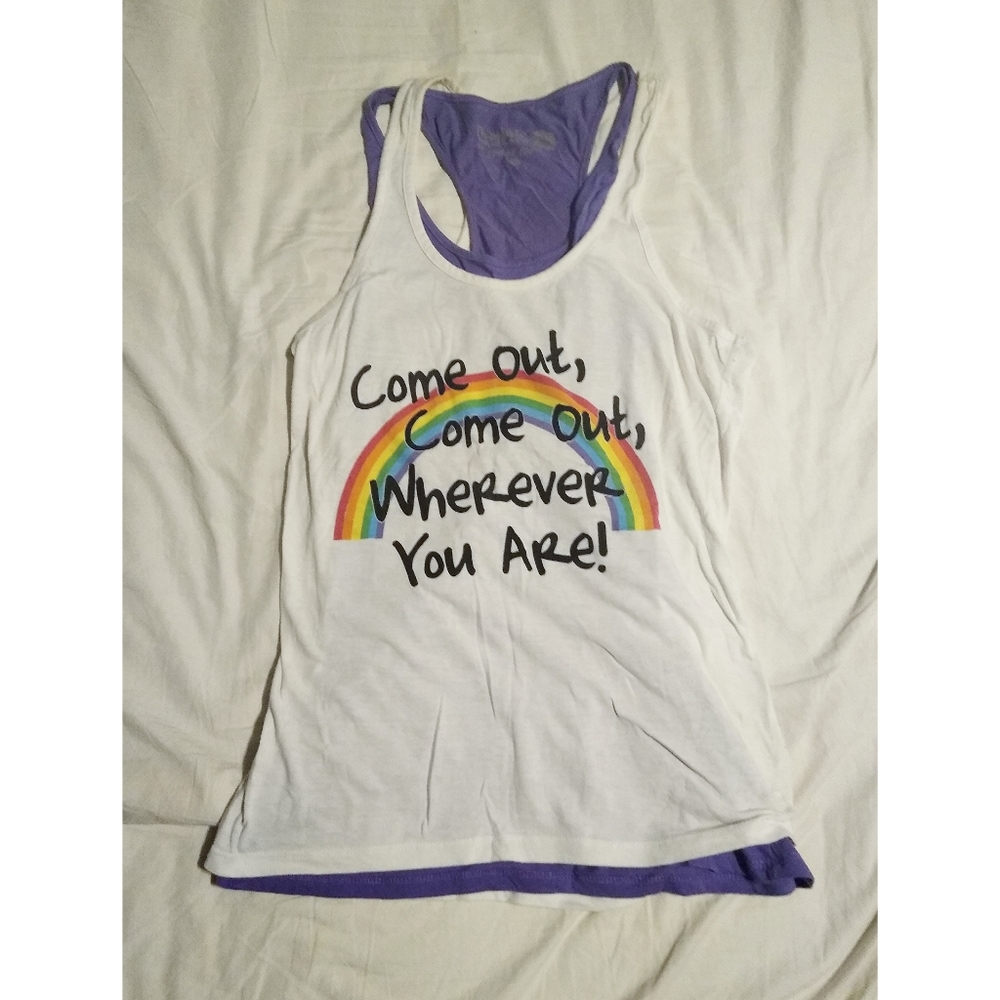 LBGTQ pride tank top (2 pieces)
